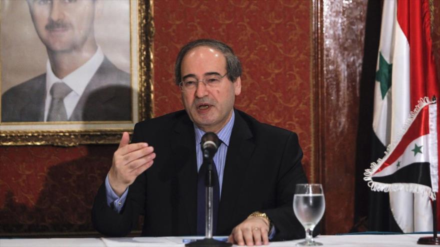 El vicecanciller sirio, Faisal al-Miqdad.