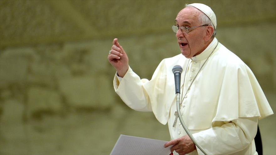 El Papa Francisco durante una audiencia celebrada en el Vaticano. 05 de septiembre de 2015