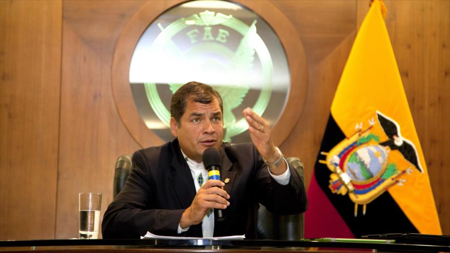 El presidente de Ecuador, Rafael Correa.