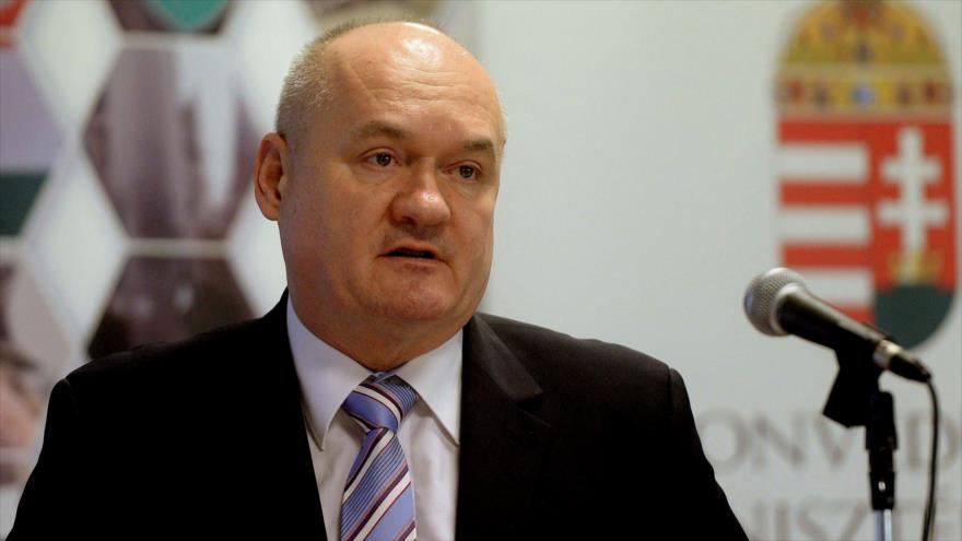 El ministro de Defensa de Hungría, Csaba Hende.