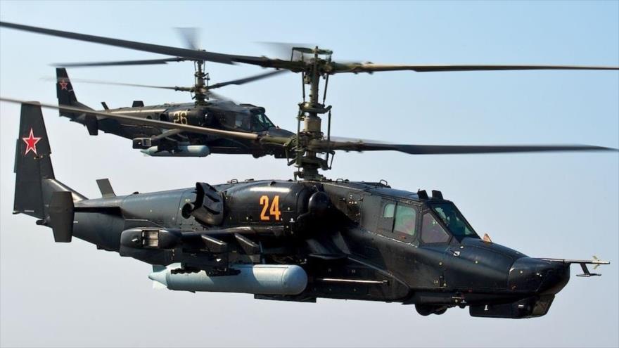 Helicópteros rusos.