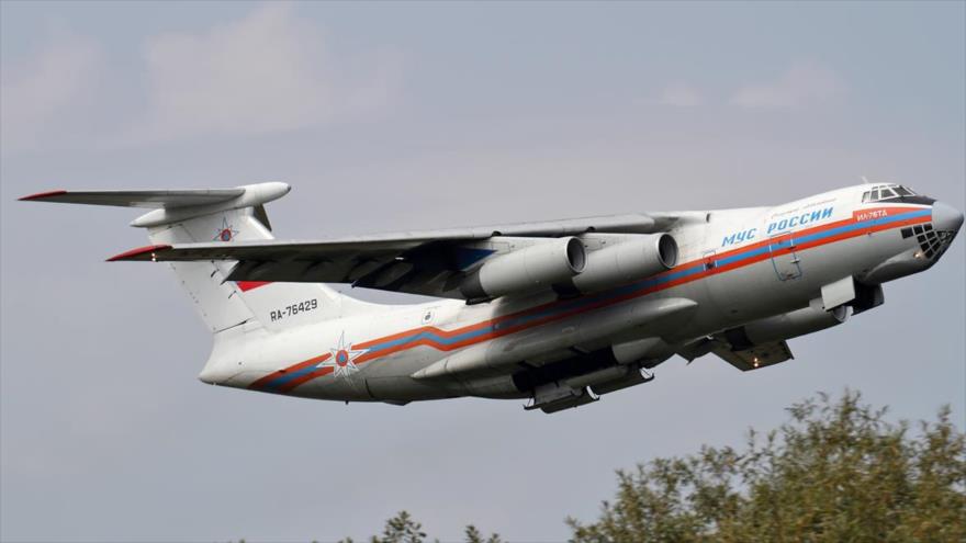 Un avión de carga ruso.