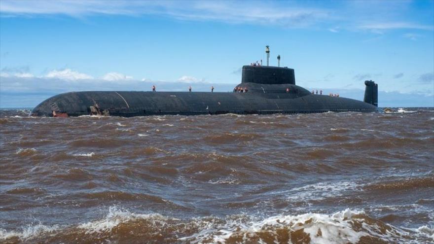 El submarino nuclear ruso Dmitri Donskoi.