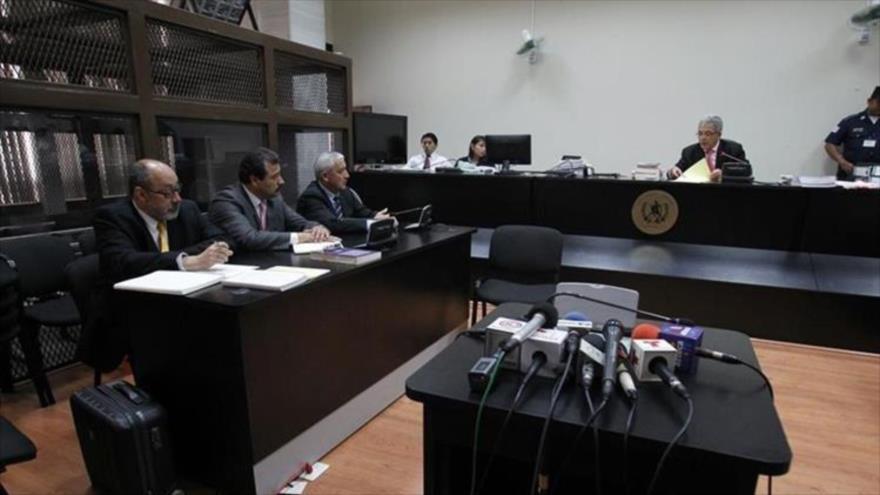 El expresidente Otto Pérez Molina fue ligado procesado por su supuesta implicación en la red de defraudación aduanera ‘La Línea’. 8 de septiembre de 2015