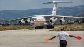 Dos aviones rusos de ayuda humanitaria aterrizan en Siria