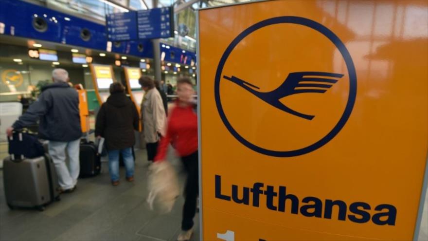 La aerolínea alemana Lufthansa cancela mil vuelos este miércoles, debido a una huelga de pilotos.