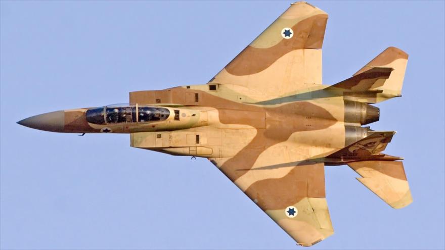 Un avión de combate de las fuerzas aéreas de Israel. 