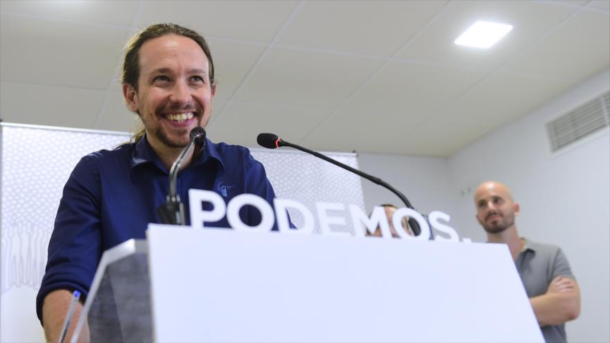 El secretario general de Podemos, Pablo Iglesias, 24 de agosto de 2015.