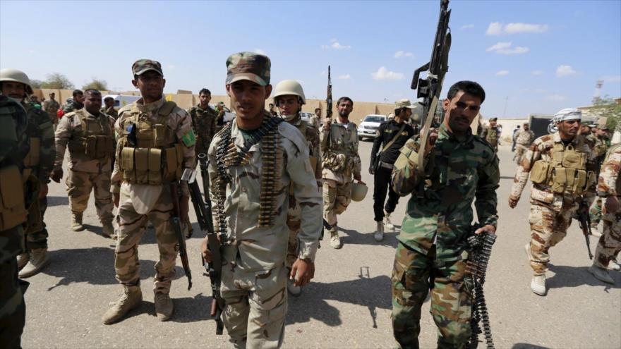 Fuerzas voluntarias del grupo iraquí Al-Hashid al-Shabi.