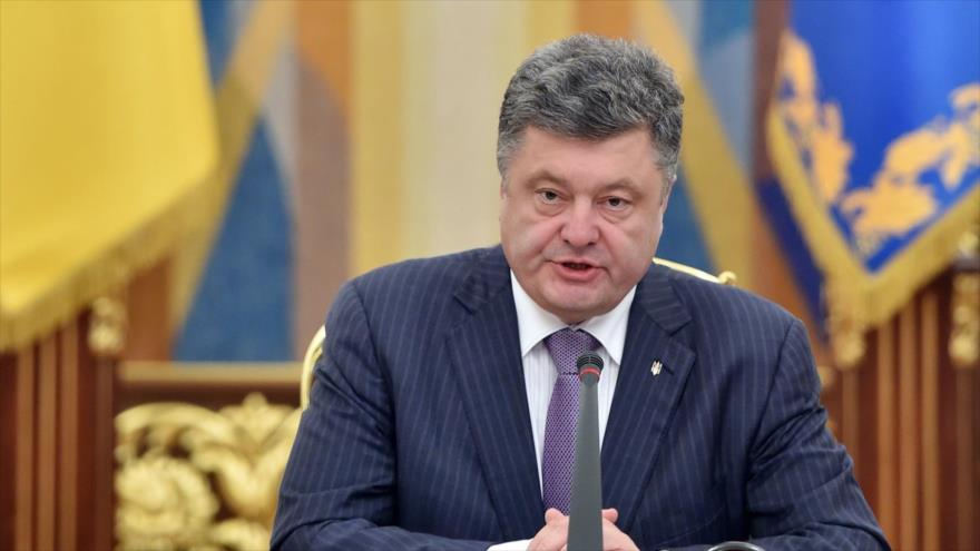 El presidente ucraniano, Petro Poroshenko.