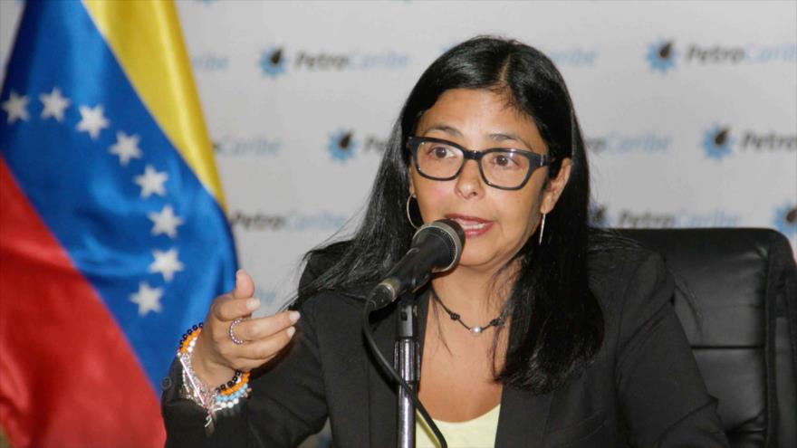 La canciller venezolana, Delcy Rodríguez.