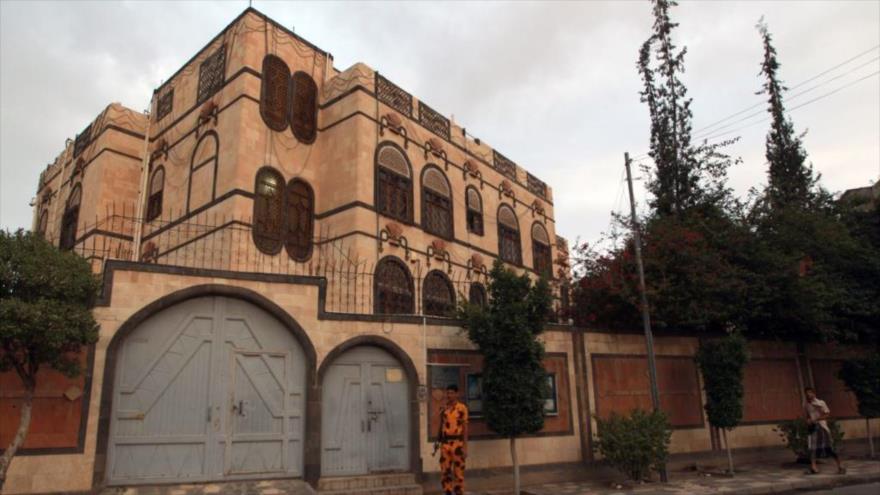 La embajada de Irán en Saná, capital yemení.