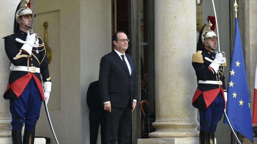 Presidente de Francia, François Hollande, 14 de septiembre de 2015.
