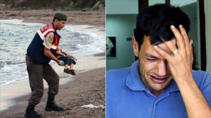 Padre de Aylan Kurdi tilda de “horripilantes” las caricaturas de Charlie Hebdo