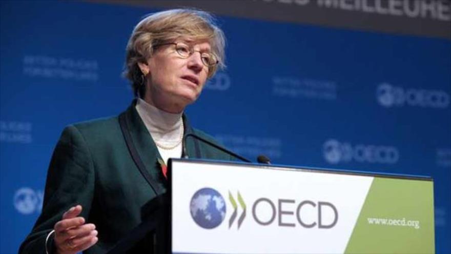 La economista jefe de la Organización para la Cooperación y el Desarrollo Económico (OCDE), Catherine Mann.