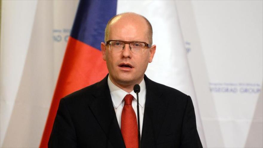El primer ministro de República Checa, Bohuslav Sobotka.