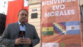 Evo Morales respalda a Daniel Scioli en su visita a Argentina