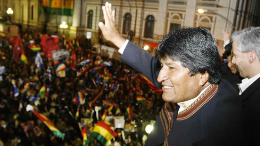 Presidente de Bolivia, Evo Morales.