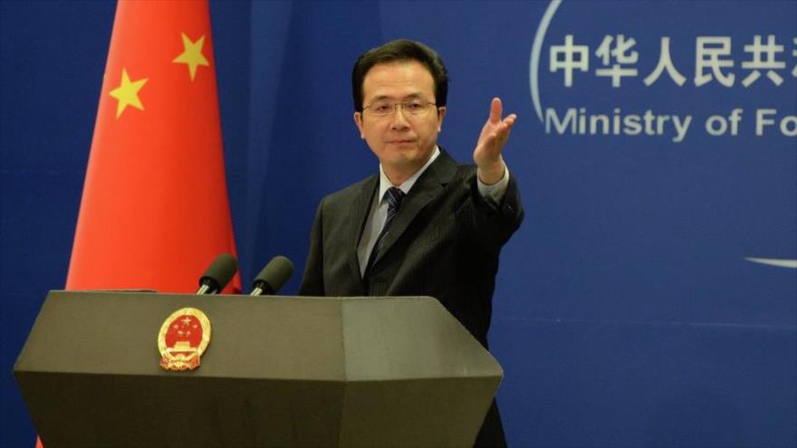 Hong Lei, el portavoz del Ministerio de Asuntos Exteriores de China.