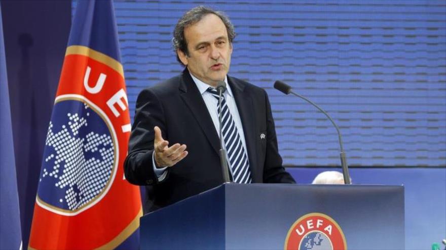 El presidente de la UEFA, Michel Platini.