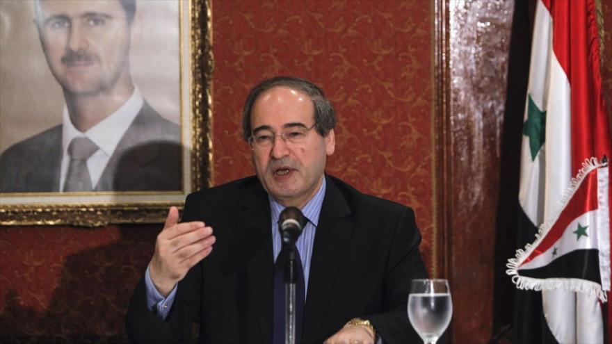 El vicecanciller sirio, Faisal al-Miqdad