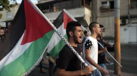 Ataque israelí a marcha pacífica palestina deja un adolescente herido