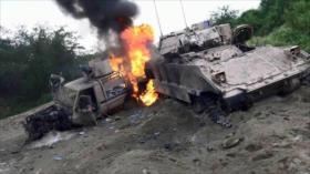 Ejército yemení destruye15 tanques saudíes en Jizan 