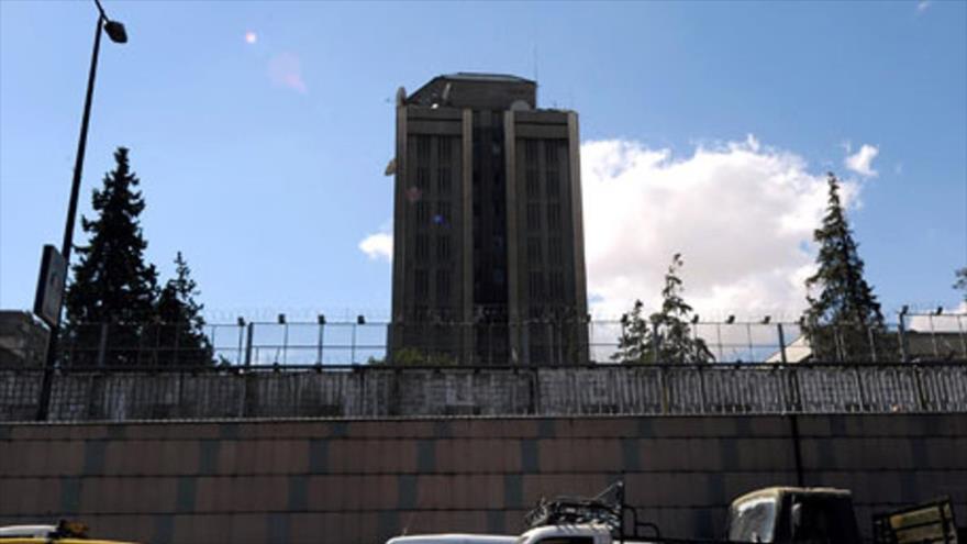 La embajada rusa en Damasco, capital siria.
