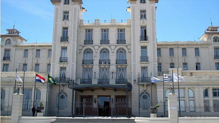 La sede del Parlamento del Mercado Común del Sur (Parlasur) en Montevideo, capital uruguaya.