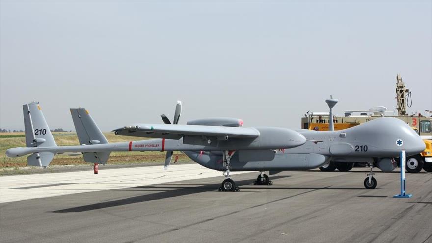 Dron israelí modelo Heron TP.