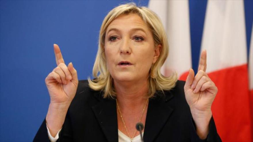 La líder del Frente Nacional (FN) de Francia, Marine Le Pen