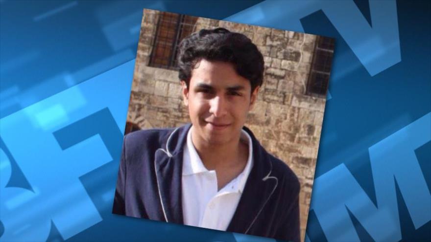 El joven chií saudí Ali Mohamad al-Nimr, de 20 años, condenado a muerte por Riad por su participación en protestas contra el Gobierno cuando tenía 17 años.
