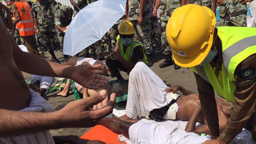 Cientos de muertos y heridos ha causado una estampida durante Hach en Mina, Arabia Saudí. 24 de septiembre de 2015.