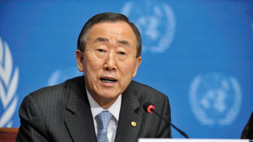 Secretario general de las Naciones Unidas (ONU), Ban Ki-moon.