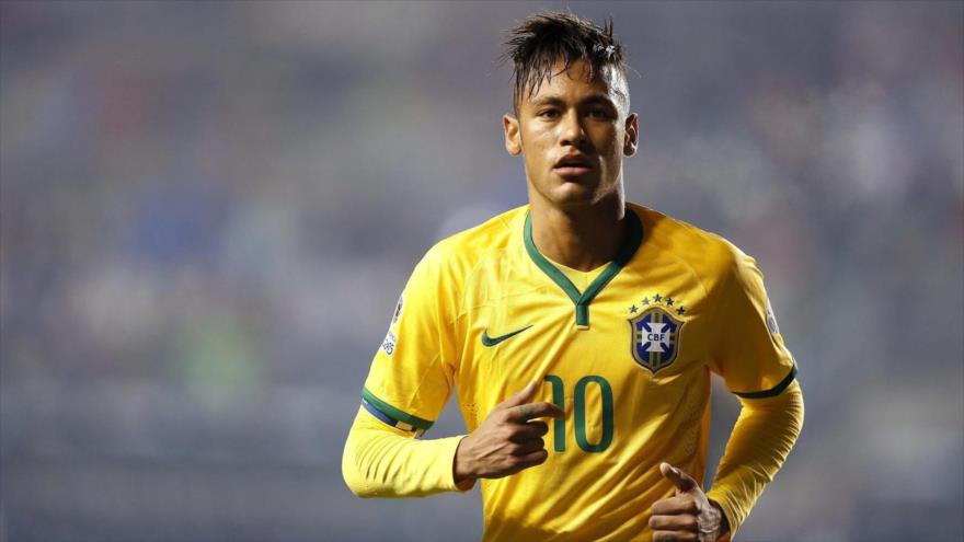 Estrella brasileña del fútbol Neymar 
