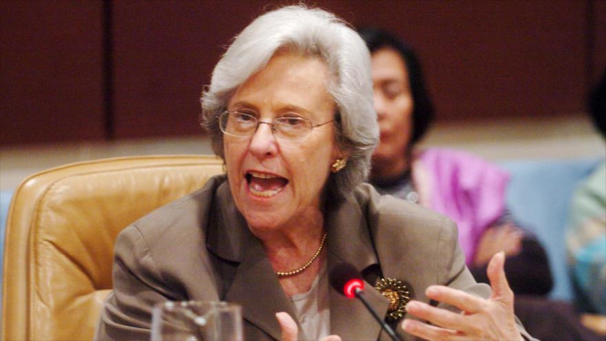 La directora de la Fundación por la Paz en la Era Nuclear, Alice Slater.
