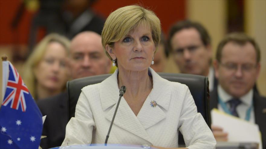 La canciller australiana, Julie Bishop.