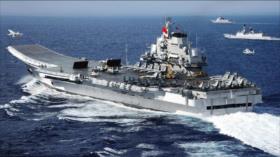  Portaaviones chino atraca en base rusa en Siria