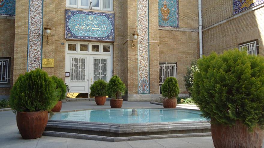 El edificio de la Cancillería iraní en Teherán, la capital.