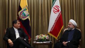 Rohani y Correa apuestan por fortalecer relaciones Irán-Ecuador