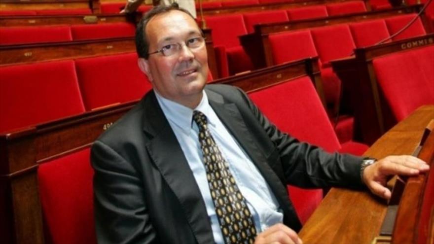 El vicepresidente del Grupo de Amistad Francia-Siria en el Parlamento de Francia, Jérôme Lambert.