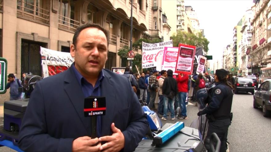 Trabajadores de Coca Cola en Argentina denuncian despidos