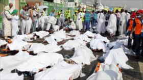 Mueren 124 peregrinos egipcios en estampida en La Meca