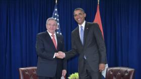 Castro pide a Obama fin de bloqueo a Cuba en histórica reunión en la ONU