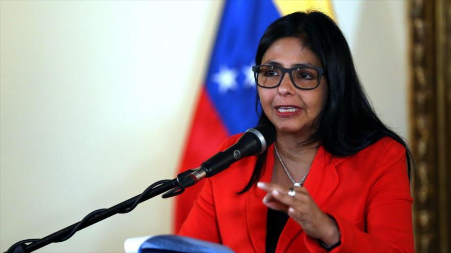 La canciller venezolana, Delcy Rodríguez