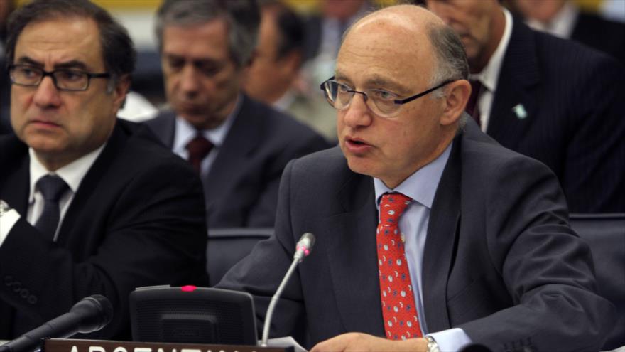 El ministro de Asuntos Exteriores de Argentina, Héctor Timerman.