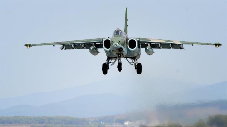 El Sukhoi Su-25, una aeronave desarrollada por Rusia.