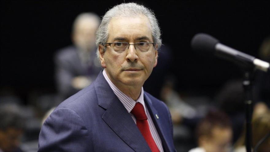 Líder de la Cámara de Diputados de Brasil, Eduardo Cunha.