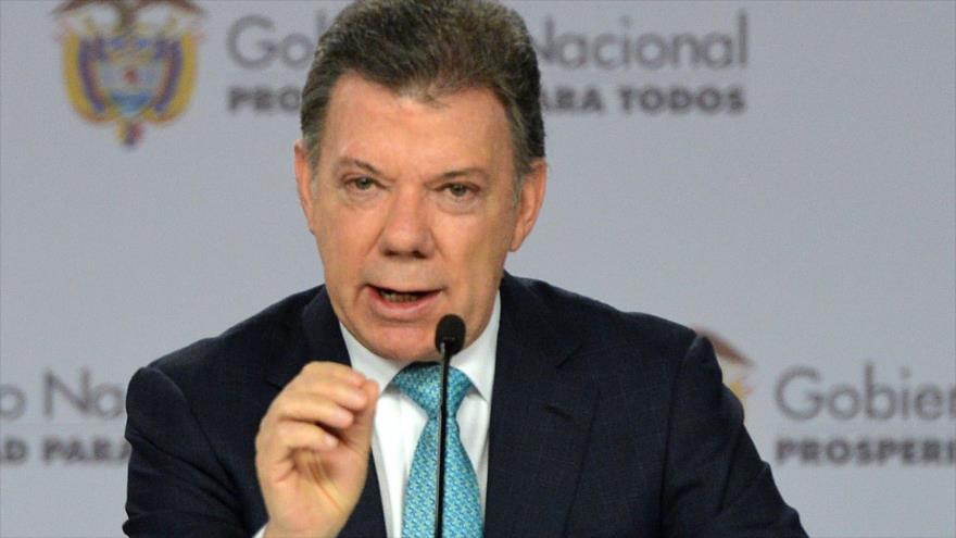 Presidente de Colombia, Juan Manuel Santos.