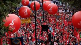 Reino Unido registrará el domingo amplia protesta contra recortes